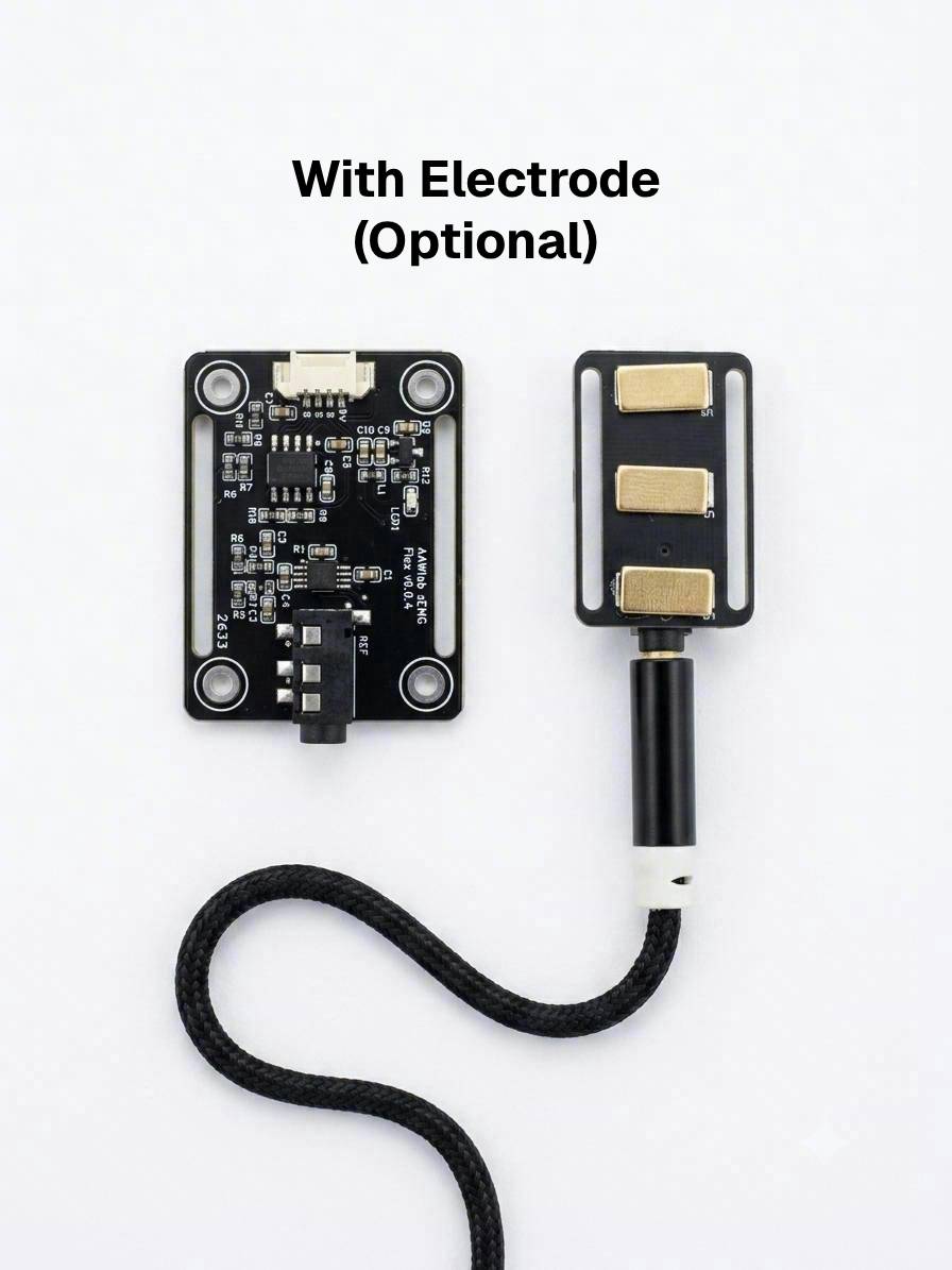 AAW sEMG Flex with optional electrode board and lead wires